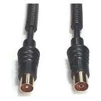 E+P Elektrik Antennenkabel 1,5m sw Gold AB301G