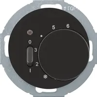 Berker 20302035 Thermostat, Schwarz
