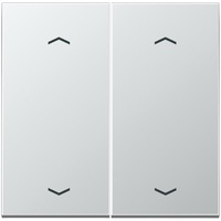 Jung Funk-Wandsender 4-kanalig, mit 4 Pfeilsymbolen, Serie LS, Aluminium