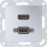 Jung MAA1173AL Multimedia-Anschlusssystem HDMI / VGA, Serie A 1173