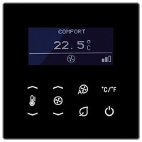 Jung TRDLS9248SW KNX Raumtemperaturregler Fan Coil, Serie LS, schwarz