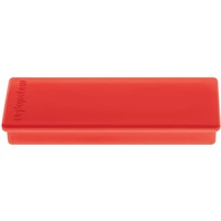 Magnetoplan Rechteckmagnet, 10 Stück, rot