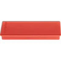 Magnetoplan Rechteckmagnet, 10 Stück, rot