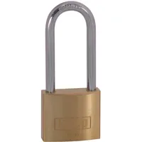 Kasp K12040L55D Vorhängeschloss 40mm verschieden schließend Goldgelb Schlüsselschloss