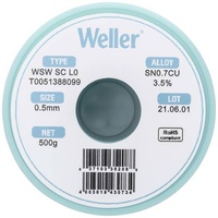 Weller WSW SC L0 Lötzinn, bleifrei Spule Sn0,7Cu 500g