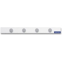 Magnetoplan magnetowand-Leiste, 500 mm, weiß, mit 4 Magneten