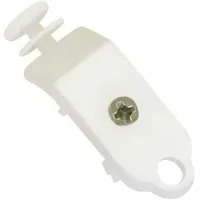 GARDINIA Gleiter für Paneelwagen, weiß, 2 Stück, Gardinengleiter, für