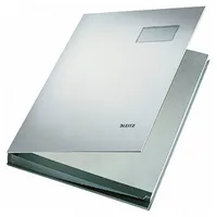 Leitz Unterschriftsmappe 57000085 DIN A4 20Fächer Graupappe grau