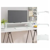 VidaXL TV-Aufsatz/Monitorerhöhung Glas Grün 80x30x13 cm