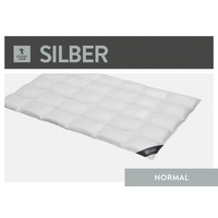 SPESSARTTRAUM Daunendecke »Silber«, normal, Füllung: 100% Daunen, Bezug 100%