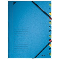 Leitz Ordnungsmappe 12 Fächer blau