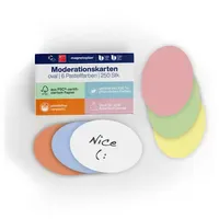 Magnetoplan Moderationskarte 112501910 oval 192x111mm so. 250 Stück