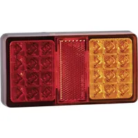 SECORÜT Anhänger-Rückleuchte Bremslicht, Reflektor, Blinker, Rückleuchte links, rechts 12