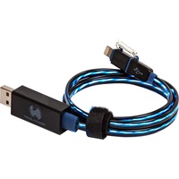 Realpower floating cable 2in1 - Lade-/Datenkabel - Micro-USB Typ