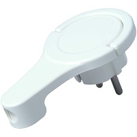 Kopp 172002037 Schutzkontakt-Flachstecker 230 V Weiß