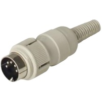 Hirschmann 930 965-517-1 DIN-Rundsteckverbinder Stecker, gerade Polzahl: 5 Grau