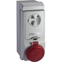 Schneider Electric 83185 Wandsteckdose verriegelt- 16A, 3p+E, 380-415 V