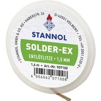 Stannol Solder Ex Entlötlitze Länge 1.6m Breite 1.5mm Flussmittel