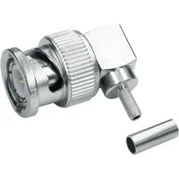 Telegärtner 100023304 100023304 BNC-Steckverbinder Stecker, gewinkelt 50Ω 1St.