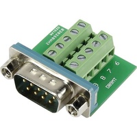 TRU Components DSUB09M-10TB-2 1229332 D-SUB Stecker 90° Polzahl: 9