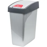 KEEEPER Premium Abfallbehälter mit Flip-Deckel, Soft Touch, 25 l,