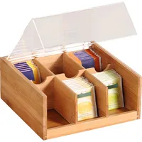 KESPER Teebox natur Bambus B/H/L: ca. 11x9,5x22 cm