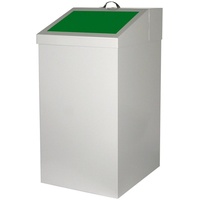 SZ METALL Abfalleimer 54 Liter grün, 34x65x38 cm