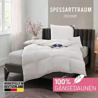 SPESSARTTRAUM Gänsedaunenbettdecke SPESSARTTRAUM "Premium****, hergestellt in Deutschland, Bettdecken für
