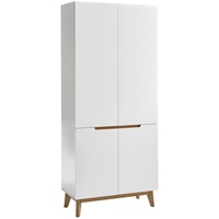 MCA Furniture Garderobenschrank Cervo weiß
