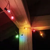 GLOBO LED Lichterkette NIRVANA Glas für außen Partylichterkette 42
