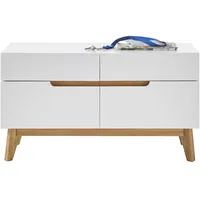 MCA Furniture Garderobenbank weiß - Maße cm