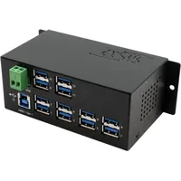 Exsys EX-1112HMS 12xUSB 3.0/3.1 MetallHUB (USB-B, 12 Port USB