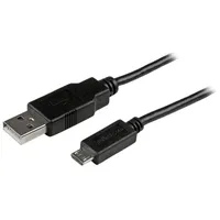 Startech Slim-USB-A 2.0 auf USB 2.0 Micro-B Adapterkabel schwarz,