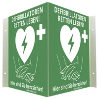 MEDX5 AED-Z-WISCHI AED-Schild