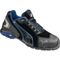 Puma Rio Black Low Gr.45 Veloursleder Aluminiumkappe