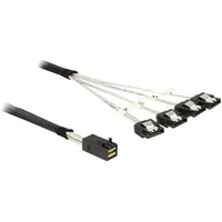 DeLock Festplatten Anschlusskabel [1x Mini-SAS-Buchse (SFF-8643) - 4x SATA-Stecker