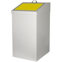 SZ METALL Abfalleimer 54 Liter gelb, 34x65x38 cm