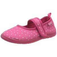 Playshoes Punkte, Unisex-Kinder Niedrige Hausschuhe, Pink (pink 18), 18/19