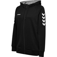 Hummel GO Baumwoll Kapuzenjacke Damen black XS