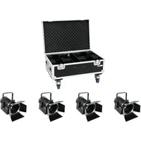 Eurolite Set 4x LED THA-60PC + Case