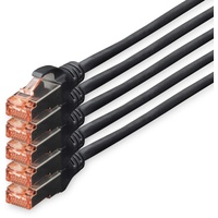Digitus CAT 6 S/FTP Patchkabel, 5 Stück
