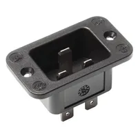 Bachmann 917.173 Kaltgeräte-Steckverbinder 767 Stecker Gesamtpolzahl: 3 16A Schwarz
