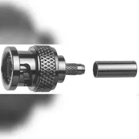 Telegärtner BNC-Kabelstecker Crimp 75 Ohm, crimp/crimp, Professional, A0306, RG-62