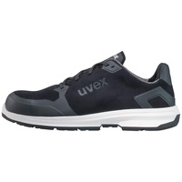 Uvex Halbschuh schwarz/weiß uvex 1 sport, S3 EU-Schuhgröße: 42