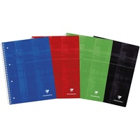Clairefontaine Collegeblock 82510C farbig sortiert, DIN A4 blanko Anzahl