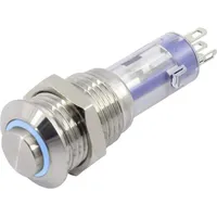 TRU Components TC-6647568 LAS4GQH-11E/B/12V/S Drucktaster 48 V 2 A