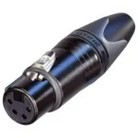 Neutrik NC4FXX-B XLR-Steckverbinder Buchse, gerade Polzahl: 4 Schwarz