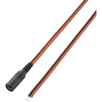 VOLTCRAFT Niedervolt-Anschlusskabel Niedervolt-Buchse - offene Kabelenden 5.5 mm 2.5
