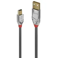 Lindy USB-Kabel USB 2.0 USB-A Stecker, USB-Mini-B Stecker 2.00m