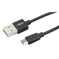Ansmann USB 2.0 USB-A Stecker, USB-Micro-B Stecker 200 cm